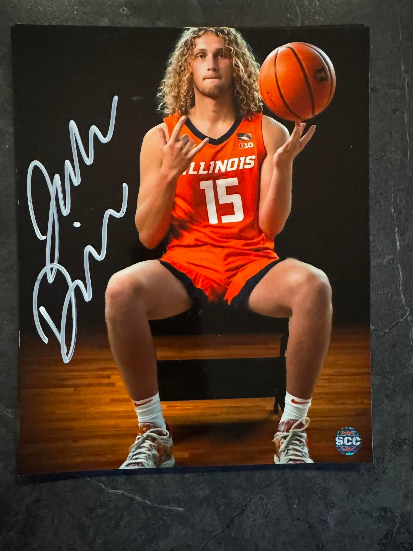 Signed 8x10 Jake Davis