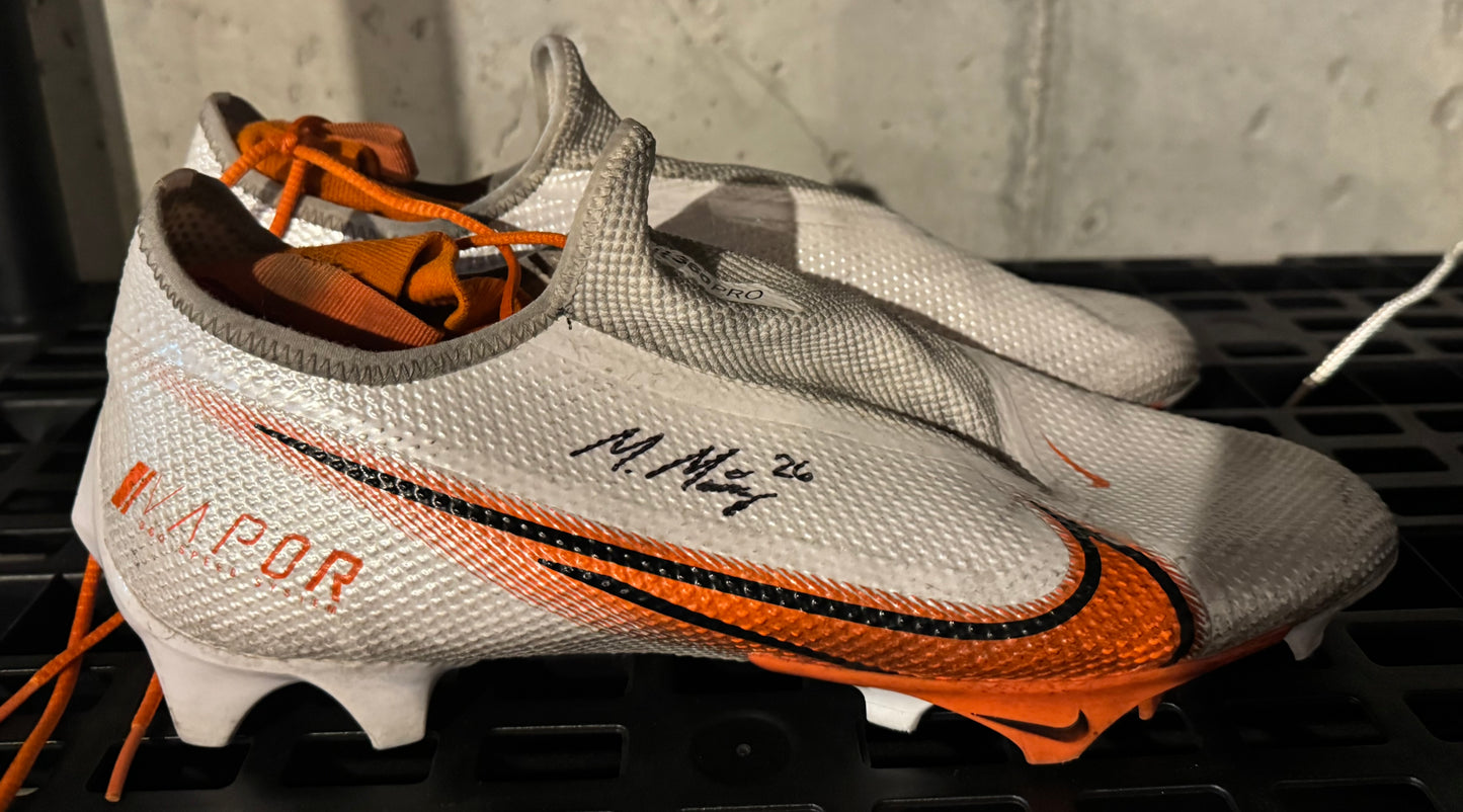 Mike Manning Signed Cleats