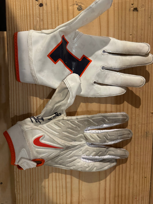 Johnny Newton Signed Game Used Gloves