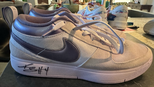 Kylan Boswell Game Used Shoes Signed