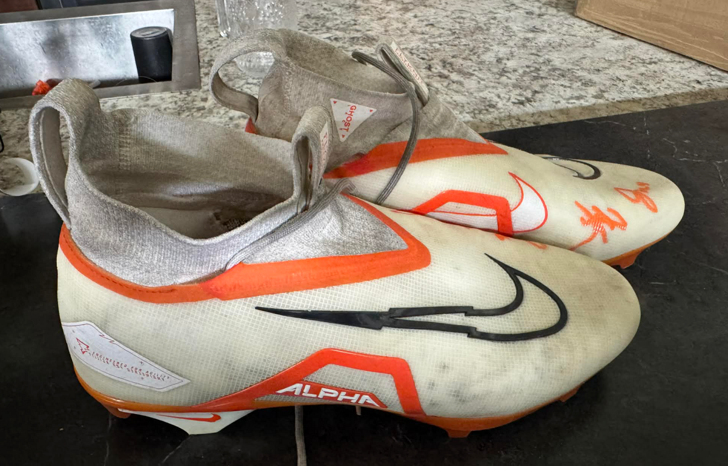 Johnny Newton Game Used Signed Cleats