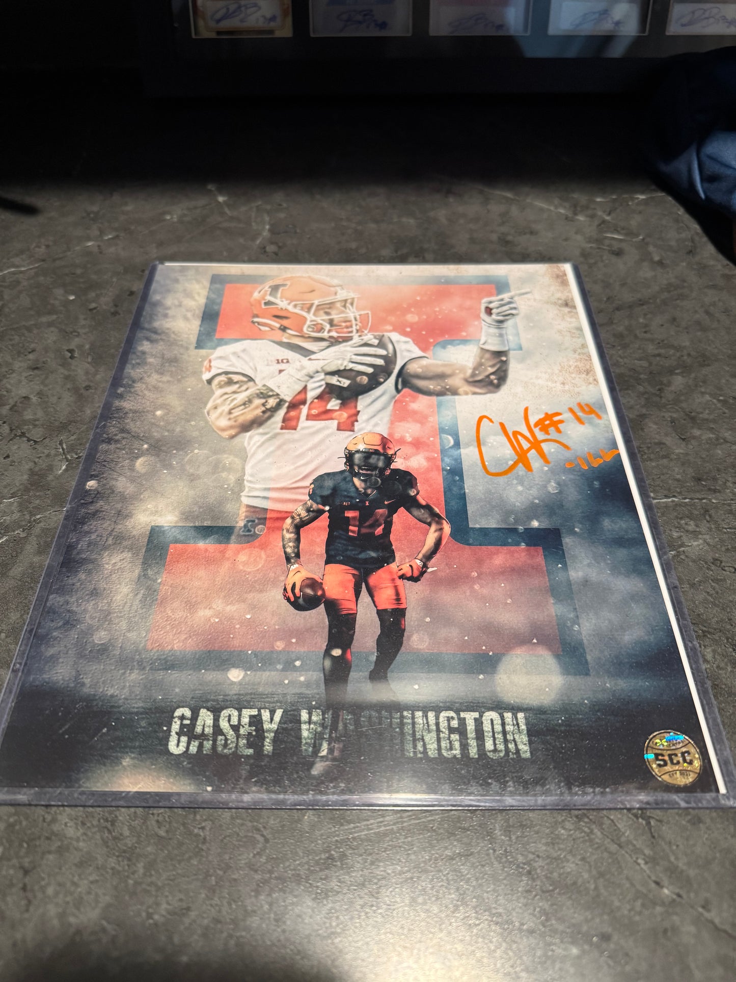 Casey Washington Signed 8x10